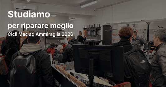 Studiare per riparare meglio: Cicli Mac ad Ammiraglia 2026, l’evento per chi lavora sulle biciclette