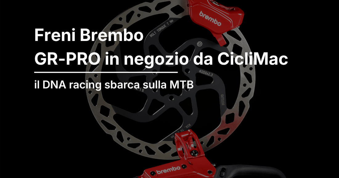 Brembo GR-PRO arriva da Cicli Mac: il nuovo sistema frenante per MTB ed e-MTB